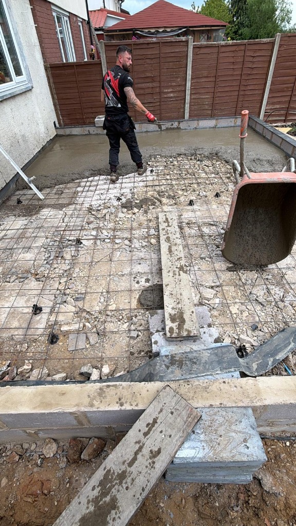 On-Site volumetric ready-mixed concrete Slab Pouring Richmond